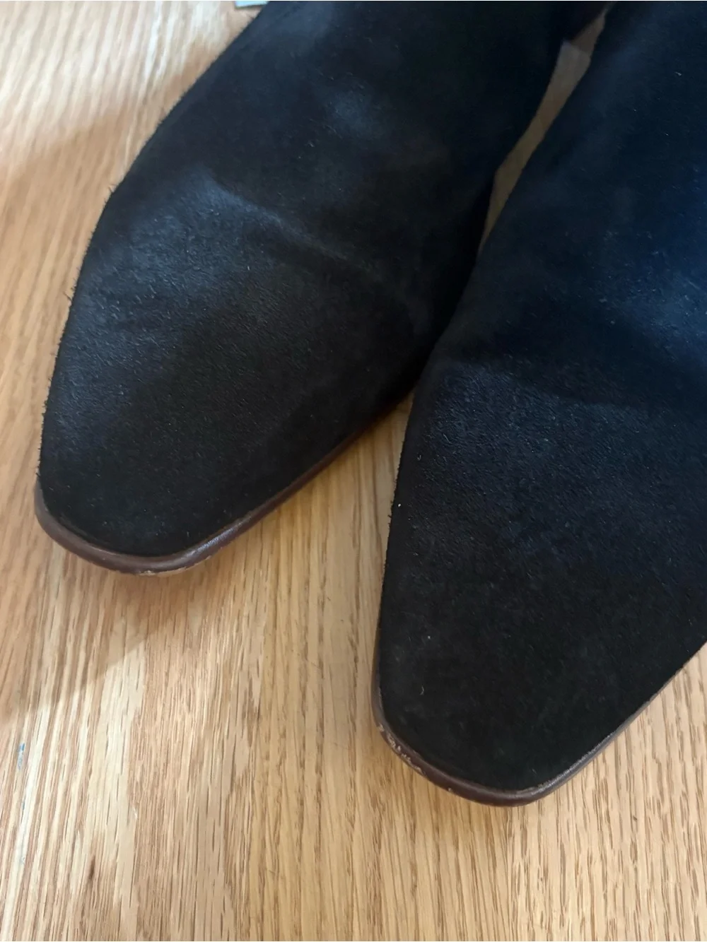 Aldo Black Suede Chelsea Boots — Sleek Slip-On Ankle Boots Sz 13 Men’s Leather